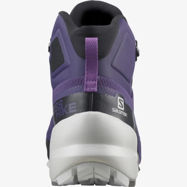 Salomon Cross Hike Mid GTX Women's Hiking Boots Purple | CA 2D84